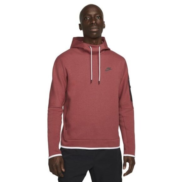 Nike Tech Fleece Pullover Hoodie Brown Mens XL - Picture 1 of 4